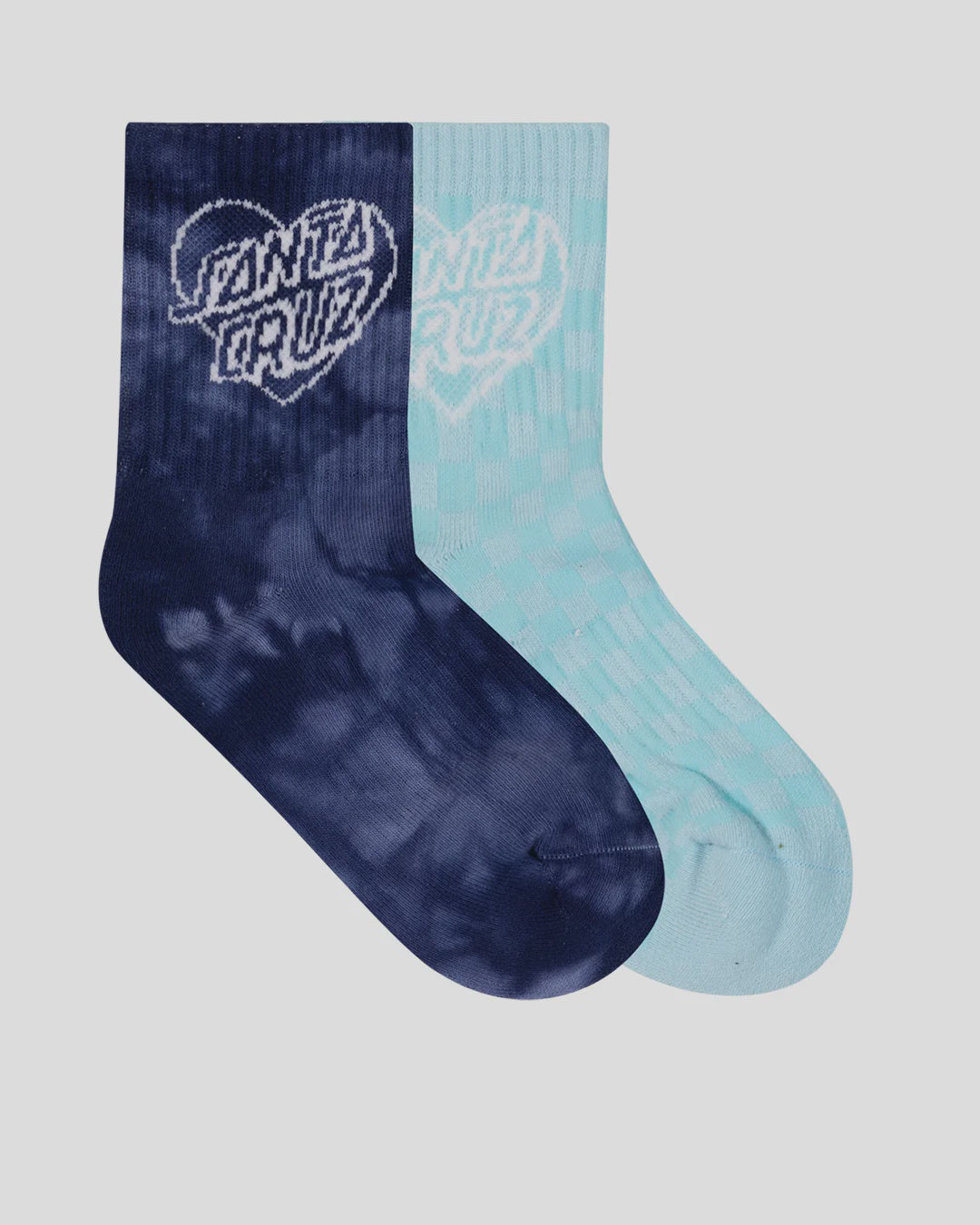 Heart Dot Hollow Girls Mid Socks (2 Pack)