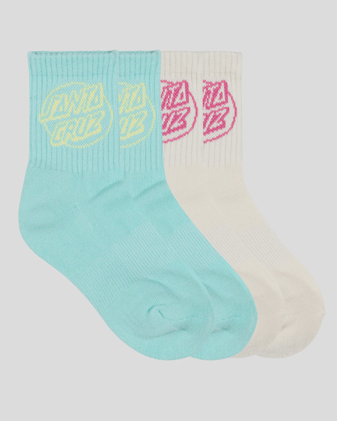 Oval Dot Girls Mid Socks 4 Pack