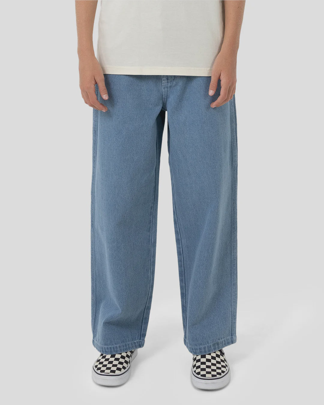 Yelling Stack Baggy Denim Jeans