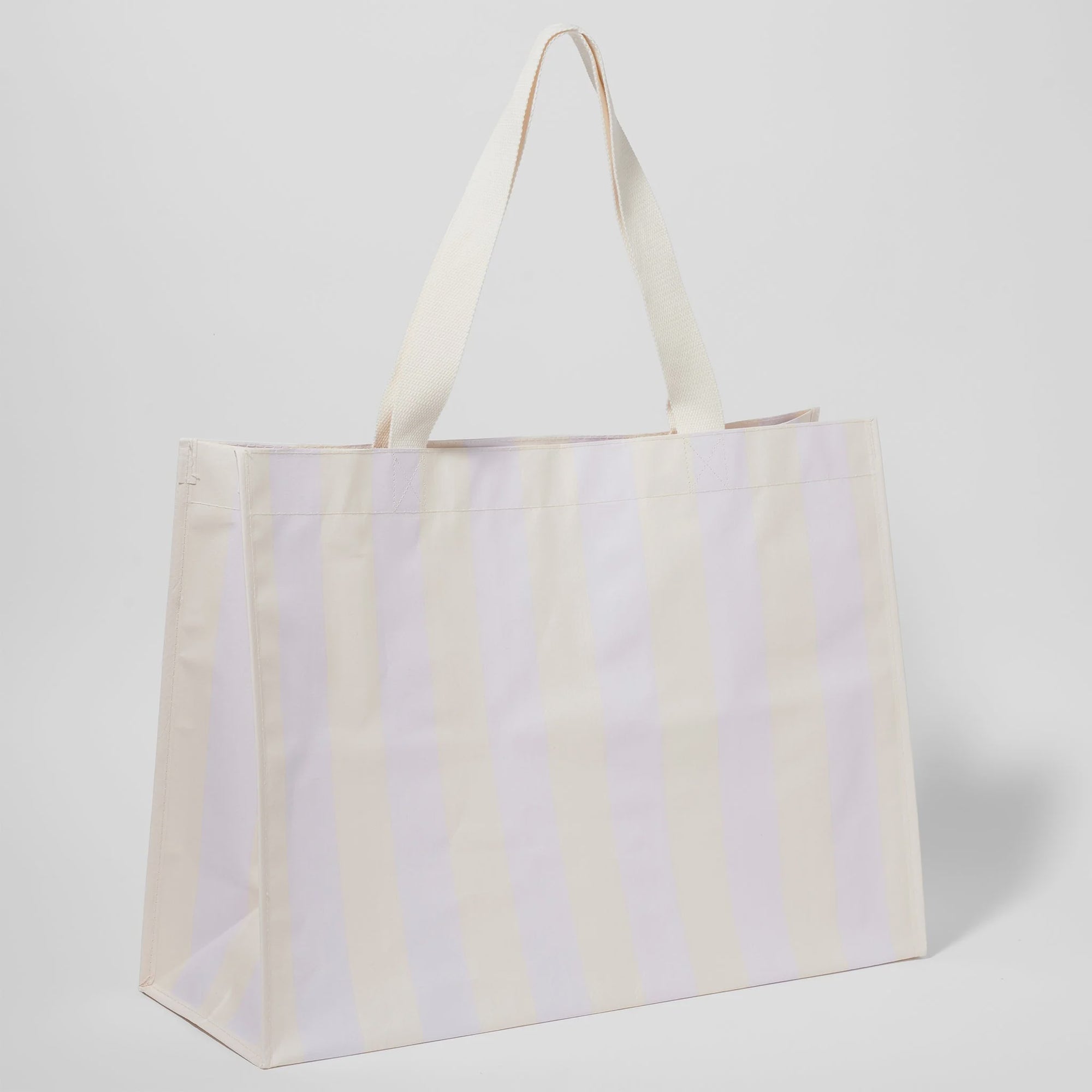 Carryall Beach Bag - Rio Sun Pastel Lilac Stripe