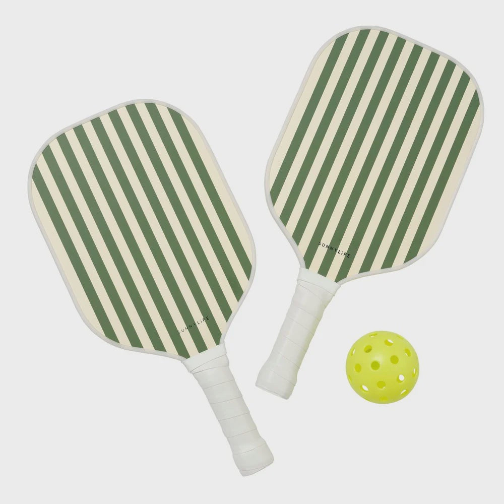 Pickle Ball Set - The Vacay Olive W