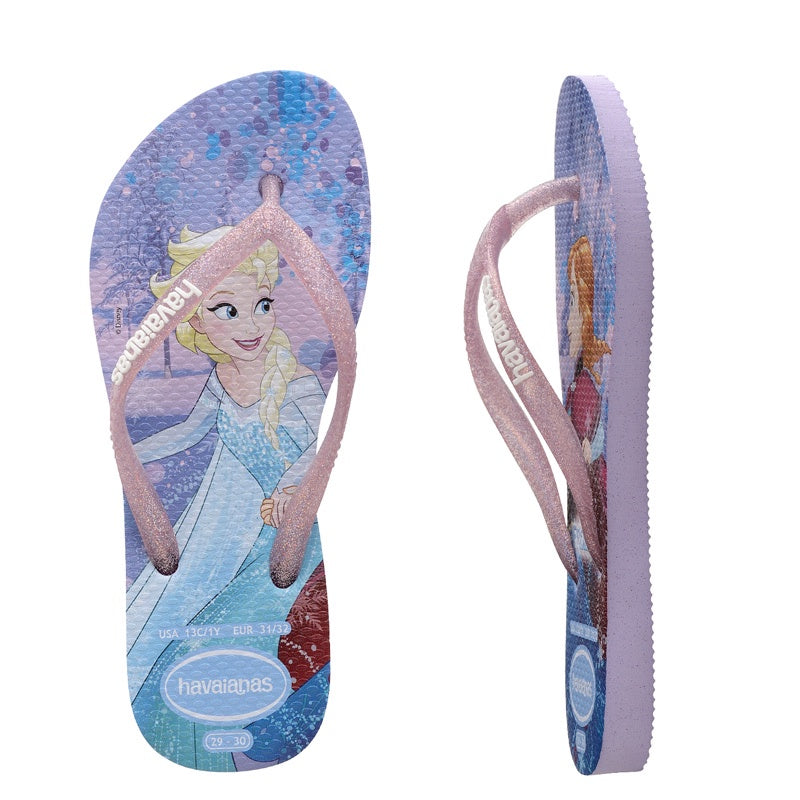 Kids Slim Frozen Lavander Thongs