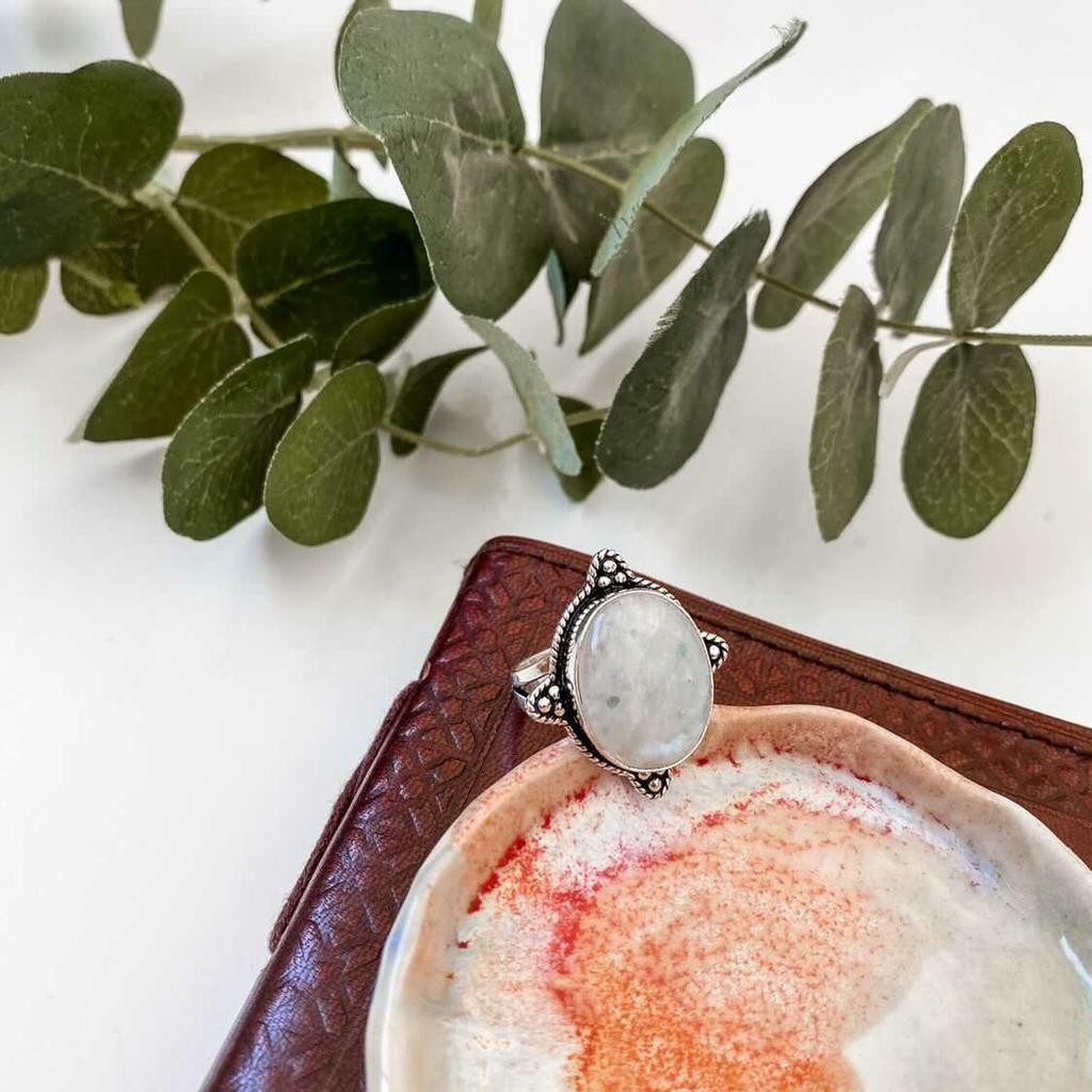 Maya Moon Stone Ring