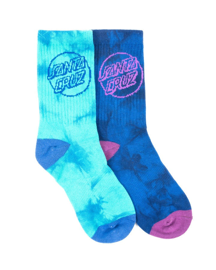 Youth Dye Dot Sock - 2PR