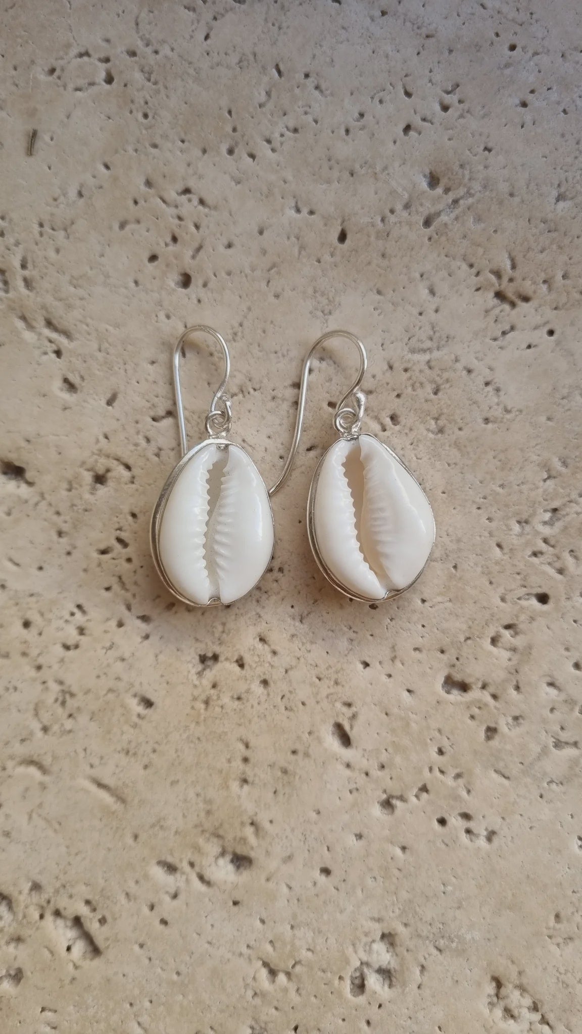 Hippy Rose Cowrie Earrings