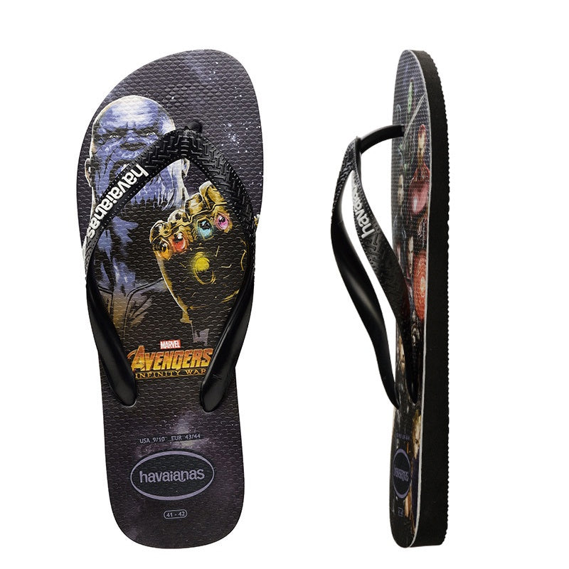 Toddlers Top Marvel Black/Black