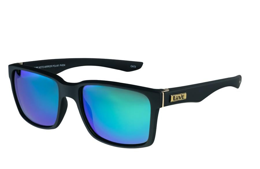 Moto Mirror Polar Matt Black