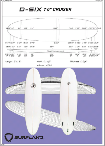 d six cruiser 7'0