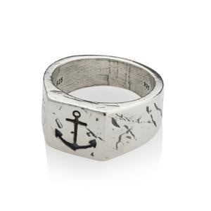 Mens Anchor Ring