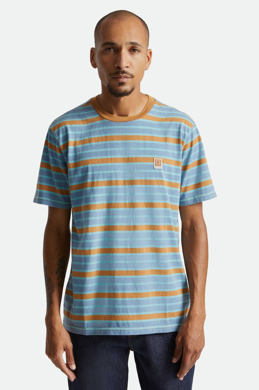Hilt Multi Stripe S/S Knit