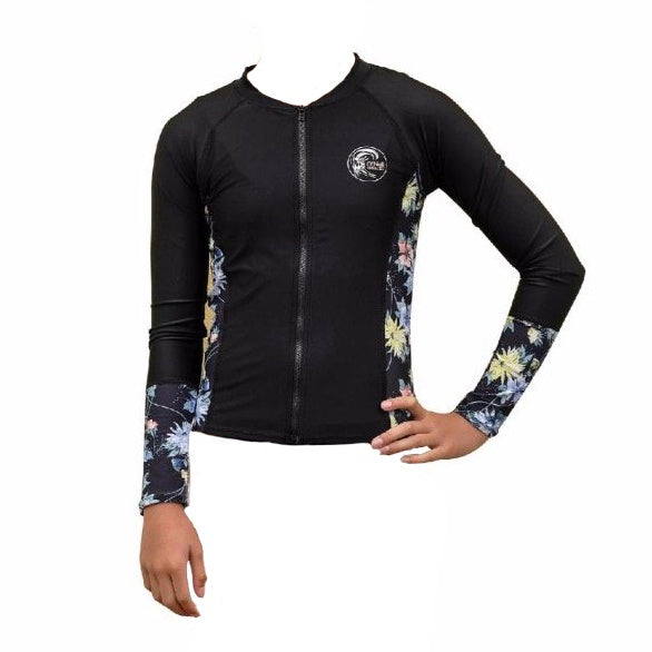 Girls LS Zip Through