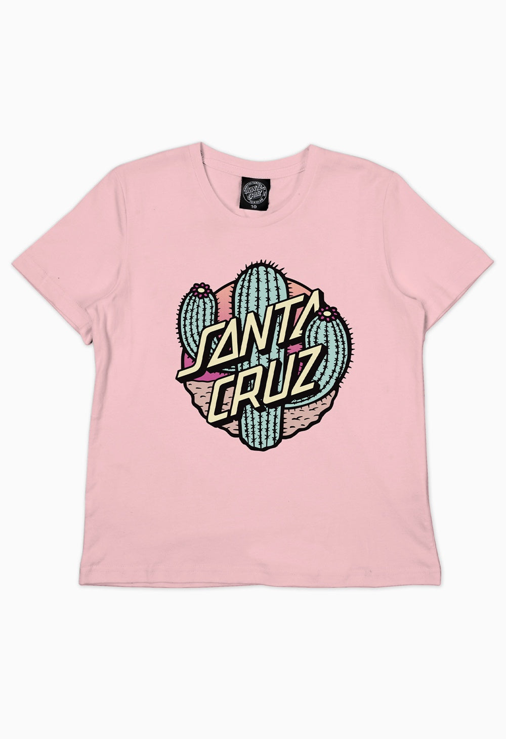 Girls Big Cactus Dot Tee