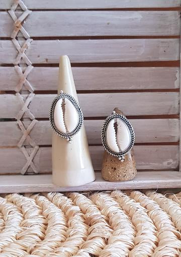 Cowrie Shell Ring