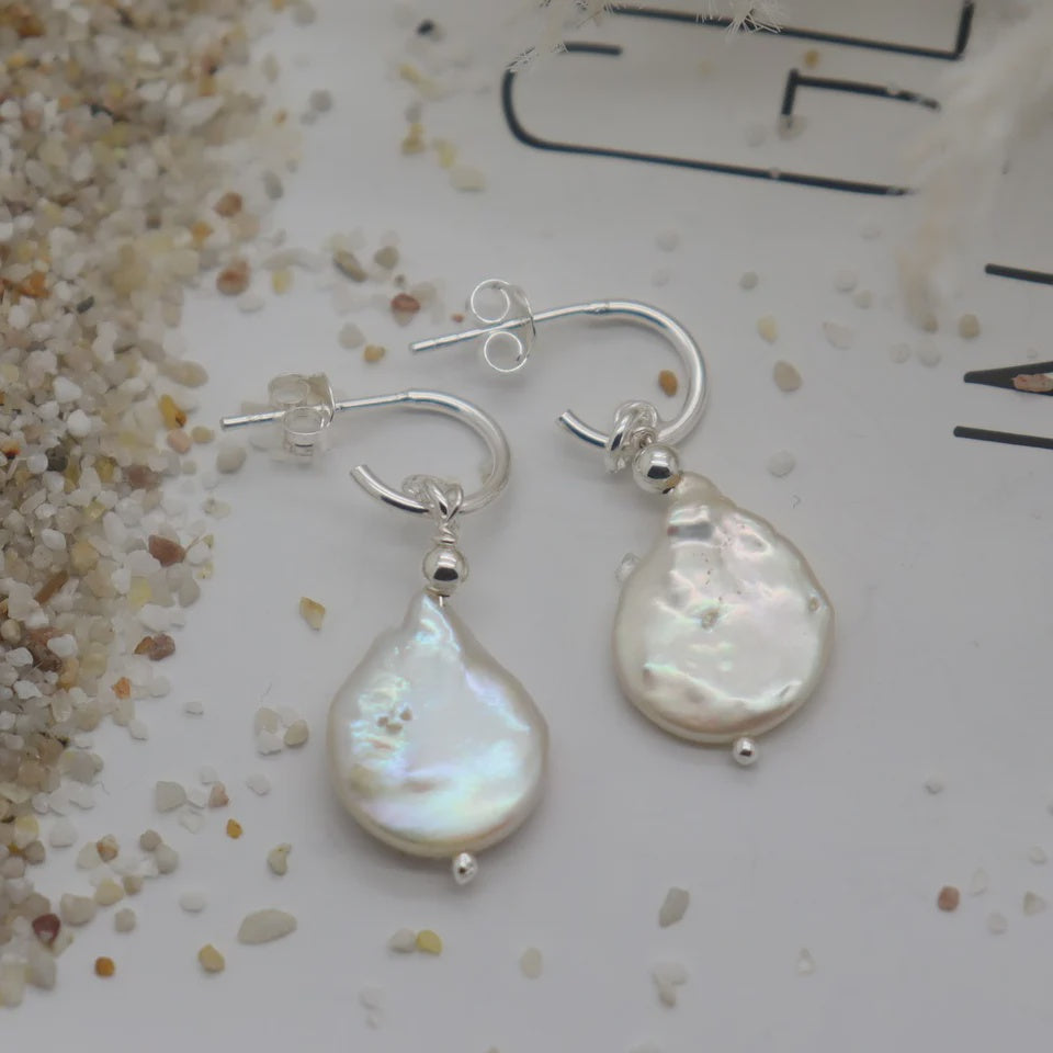 Ariana Freshwater Pearl Earrings