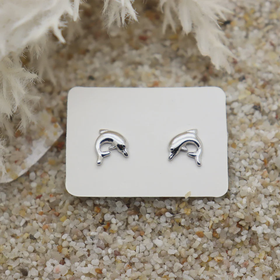 Dolphin Stud Earrings