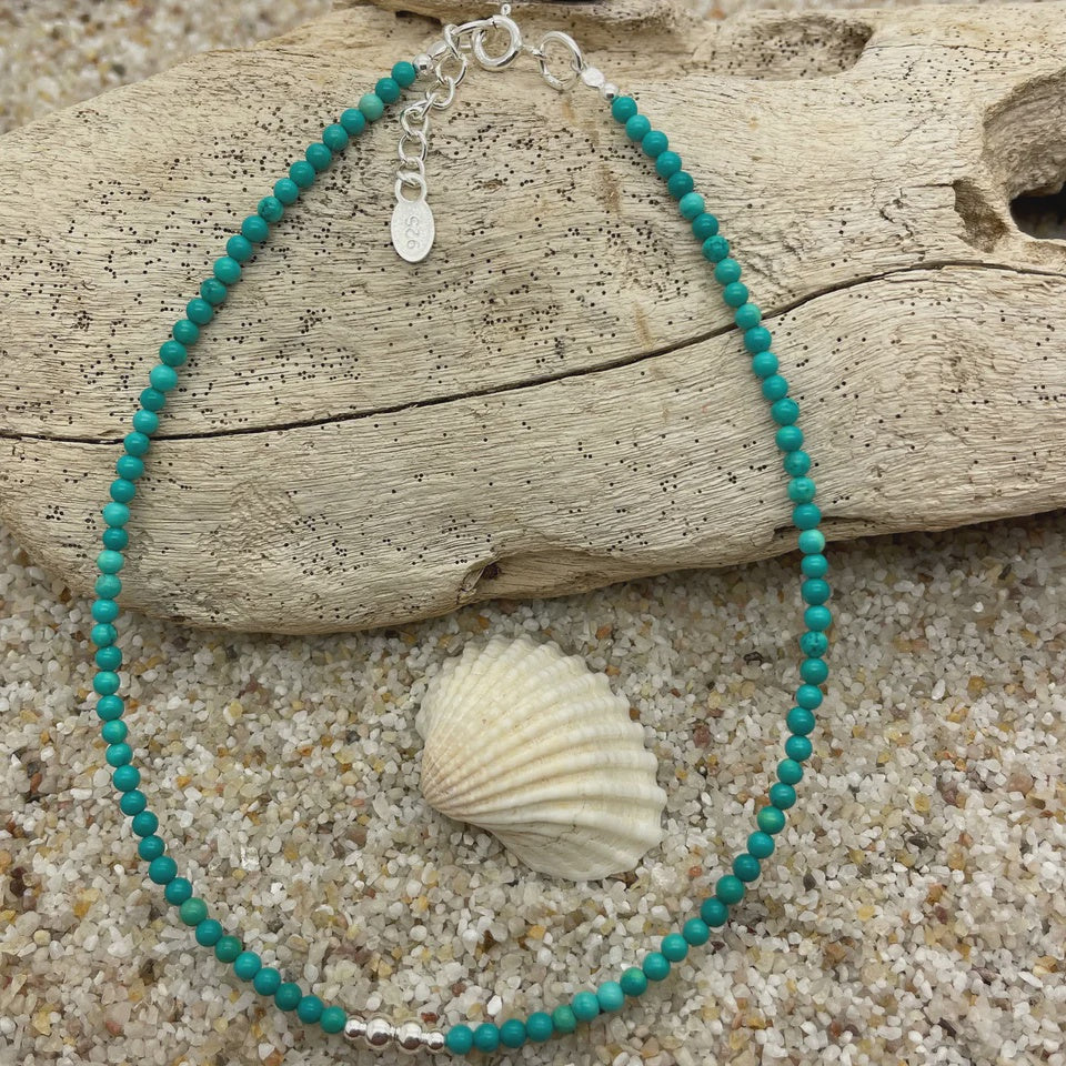Analise Turquoise Anklet