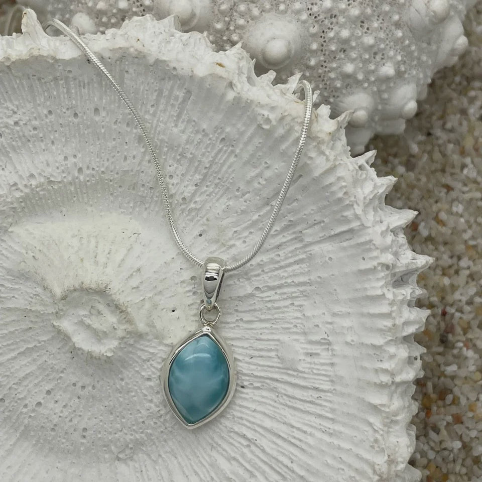 Lila Larimar Necklace