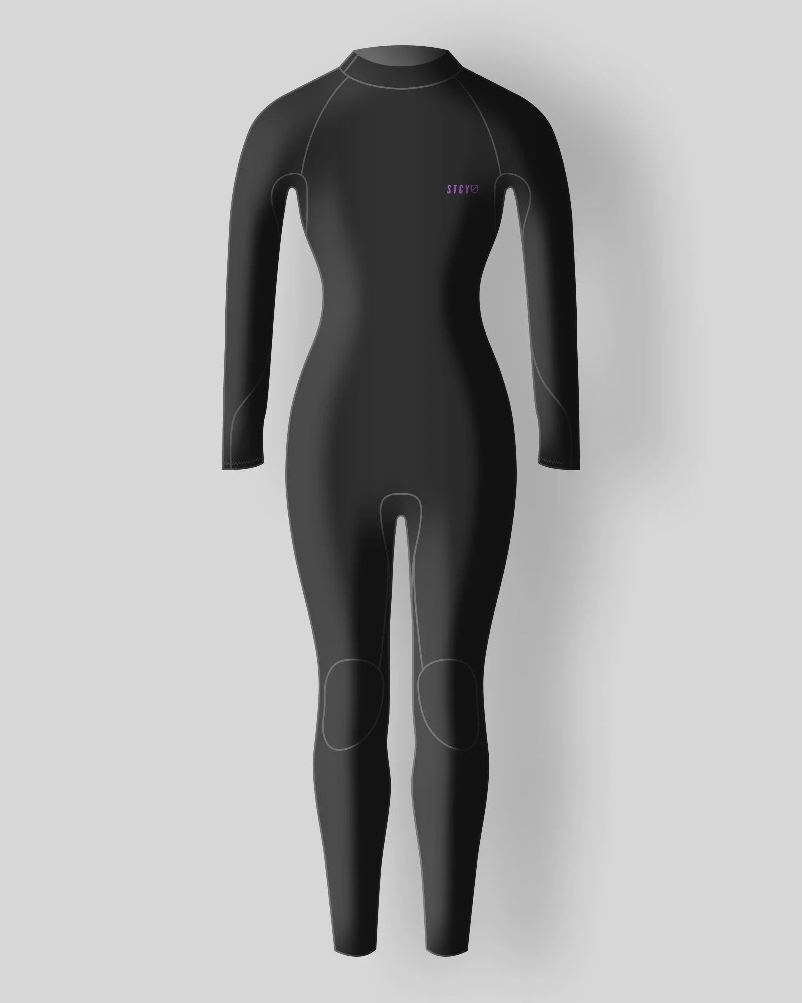 Ladies Foundation LS CZ Steamer 3-2MM