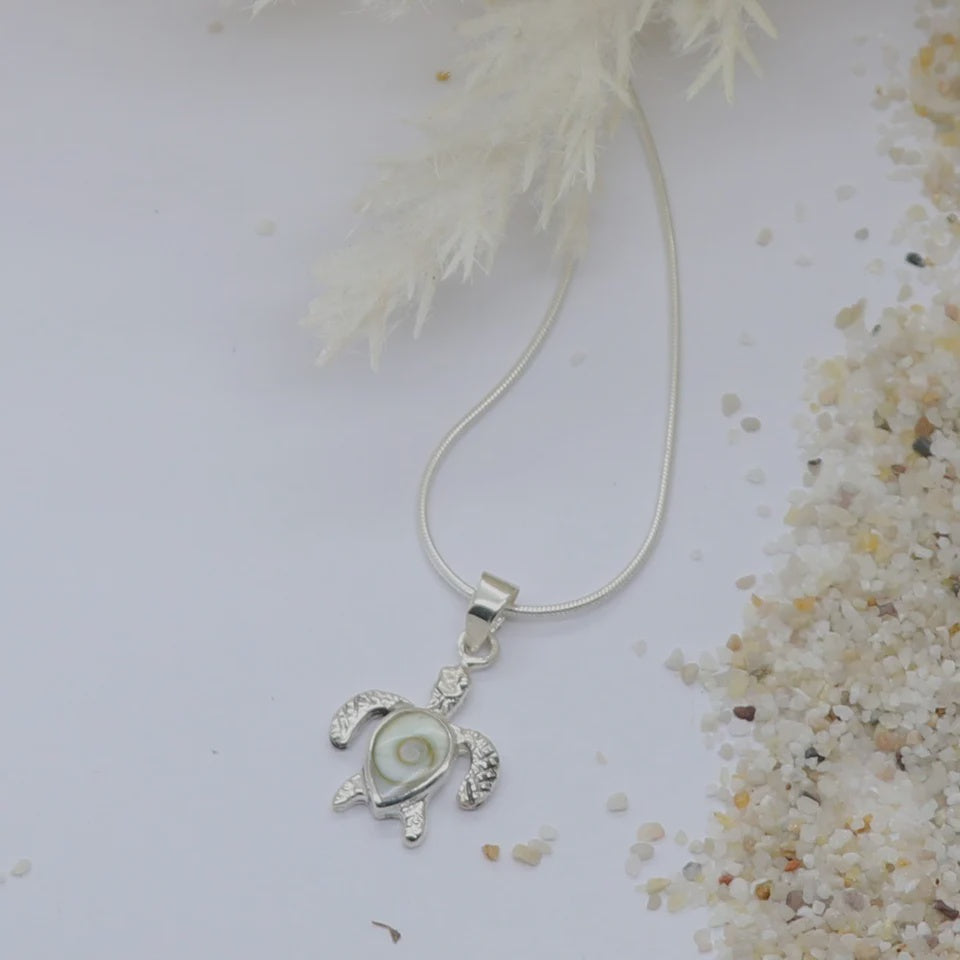 Shiva Eye Turtle Necklace