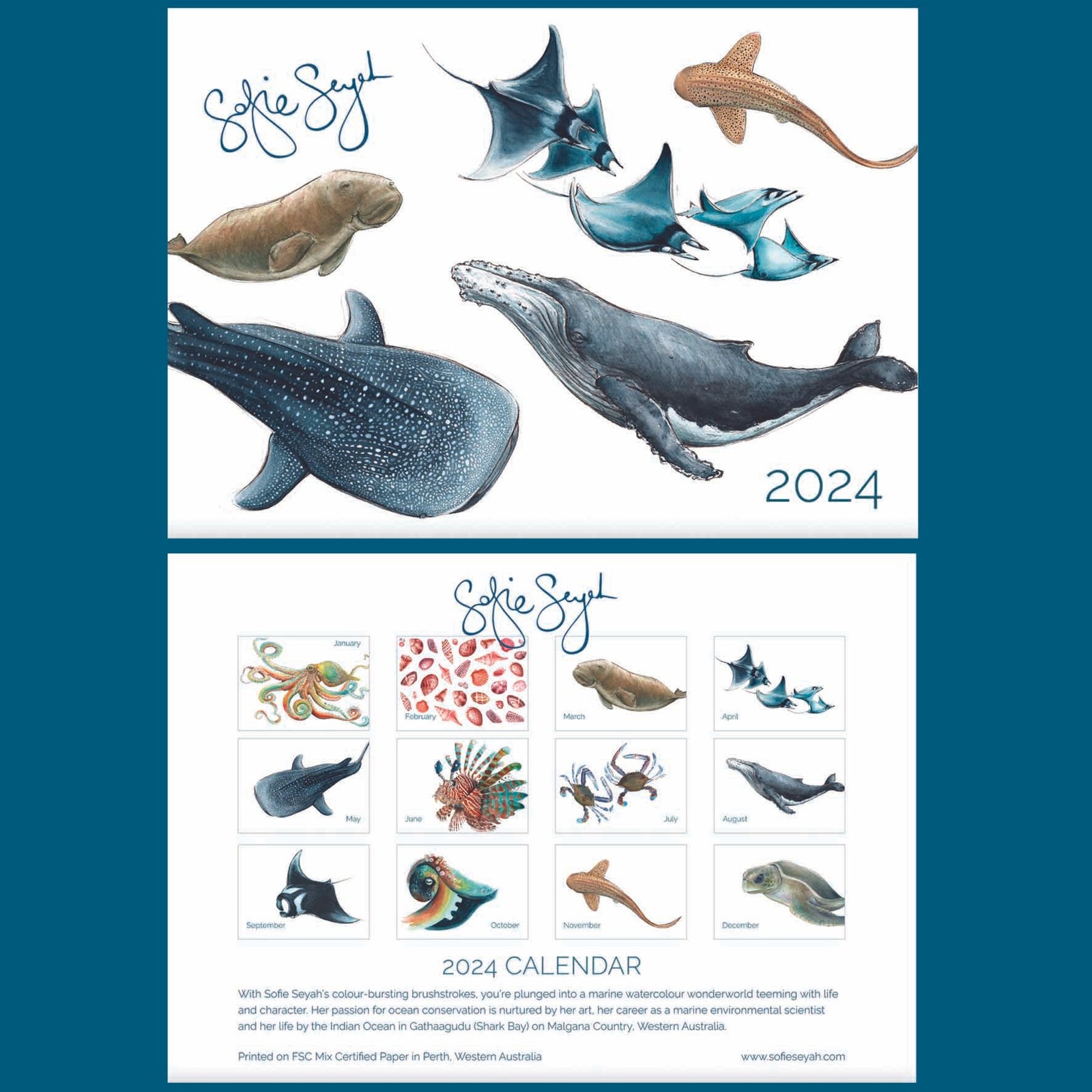 Sofie Seyah 2024 Calendar