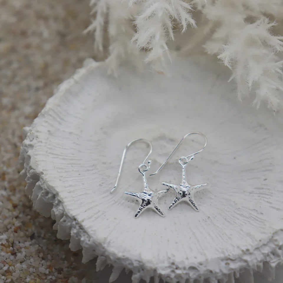 Starfish Drop Earrings