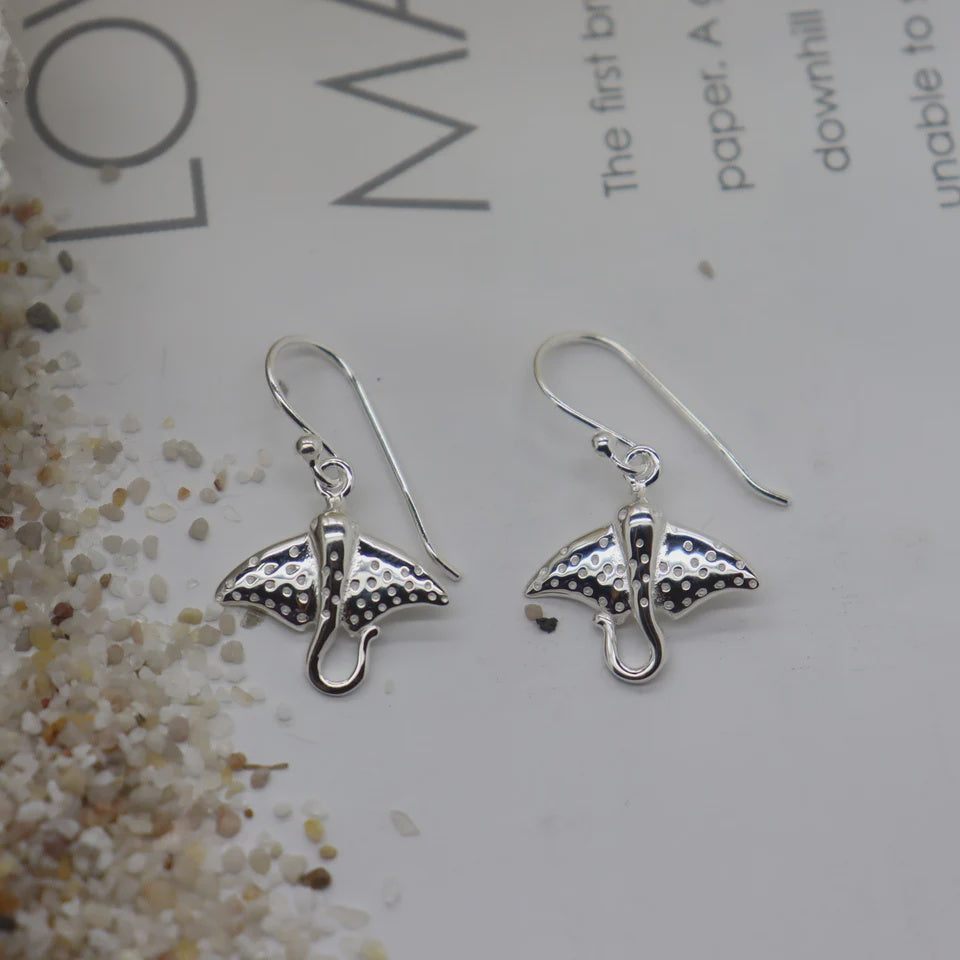 Stingray Drop Earrings
