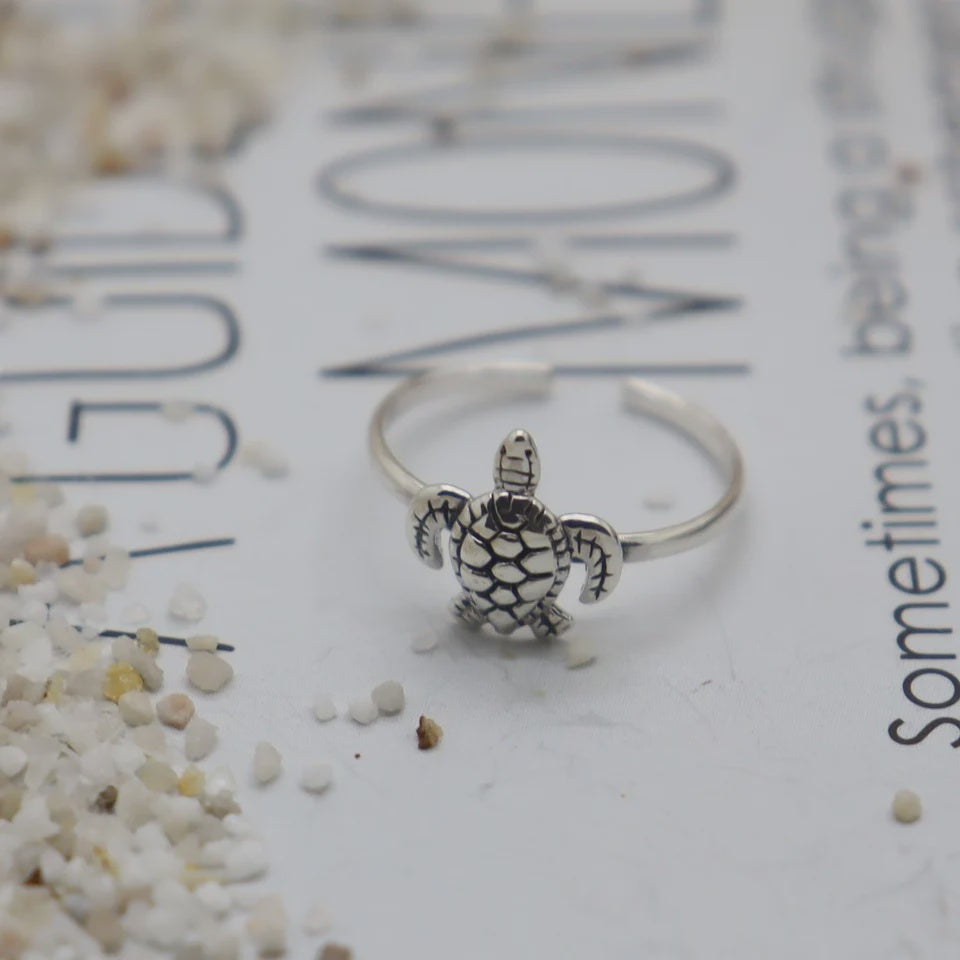 Sea Turtle Toe Ring