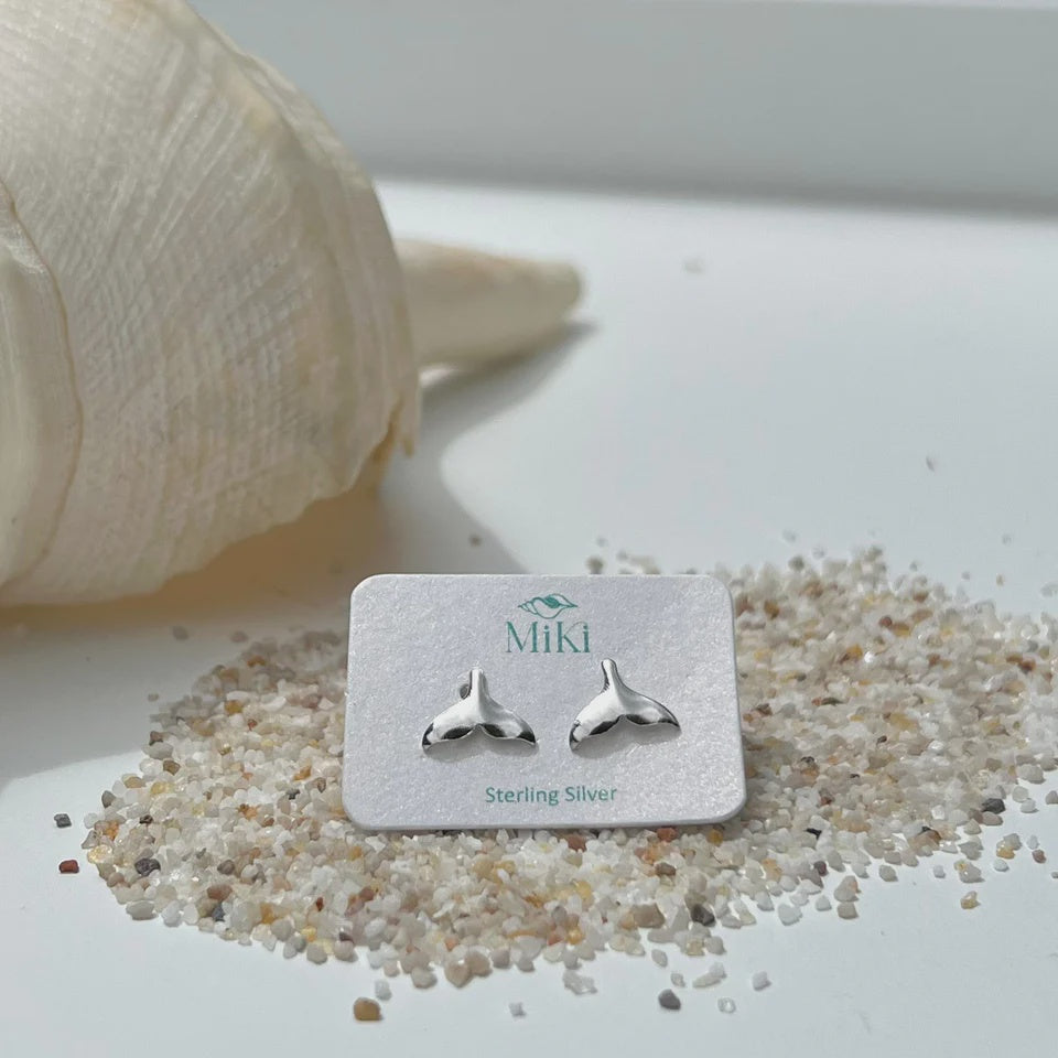 Whale Tail Studs