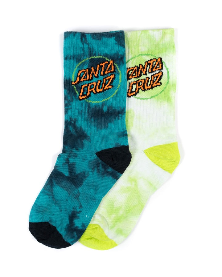 Toxic Tie Dye Socks - 2PR