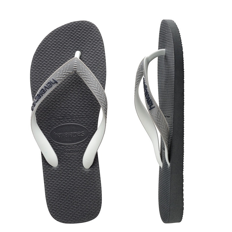 Kids Top Mix Black/Steel Grey Thongs