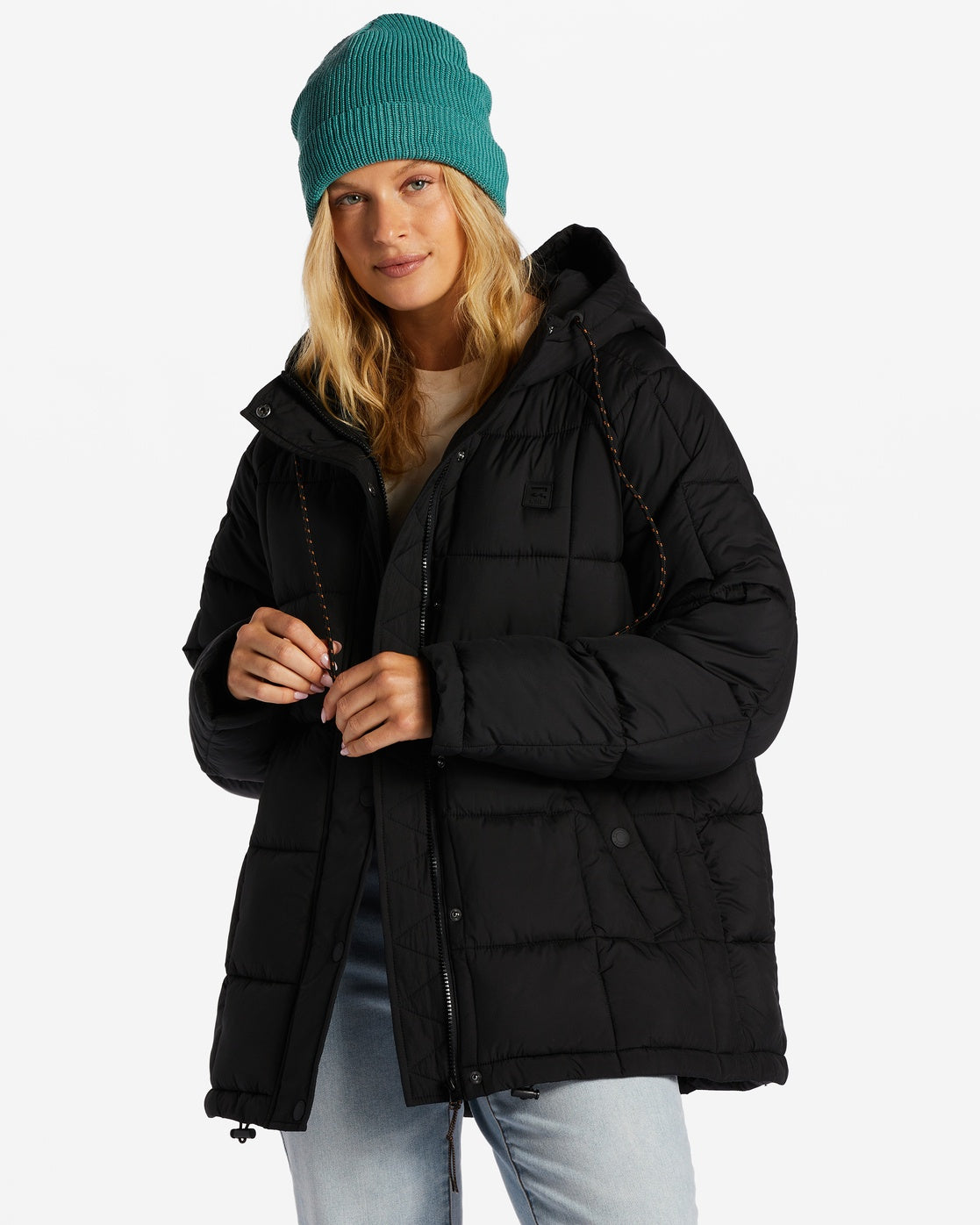 Venture On Puff Zip-Up Hooded Jacket