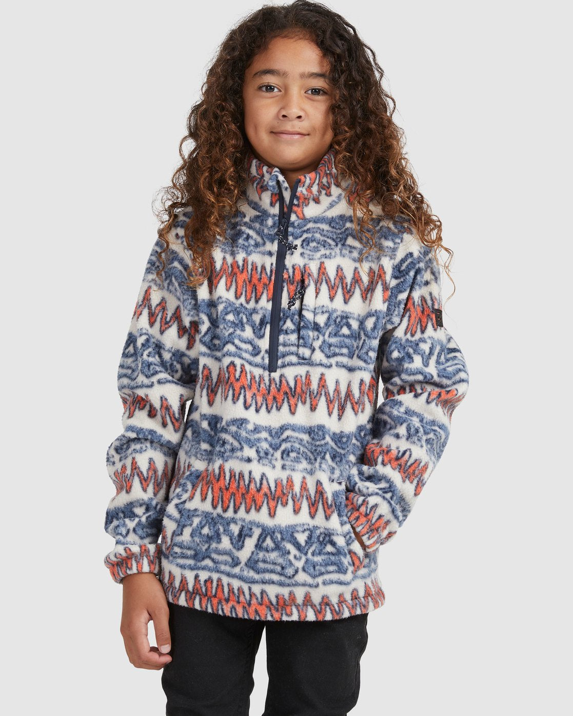 Boundary Mock Neck Fleece Jumper Billabong Boundary Fleece
