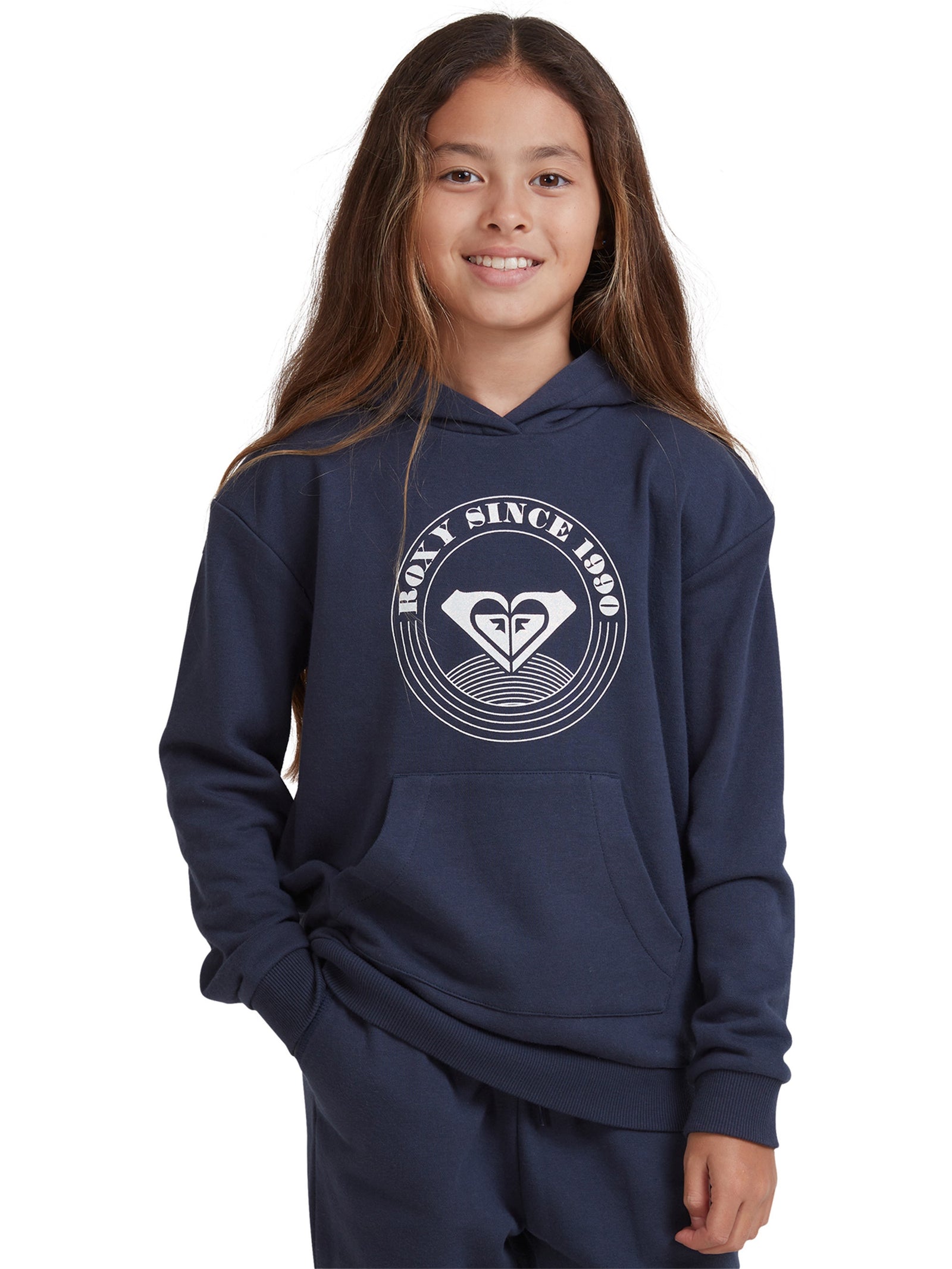 Girls 4-14 Indian Poem Foil A Organic Hoodie