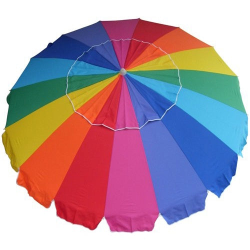 Rainbow 240cm Beach & Shade Umbrella
