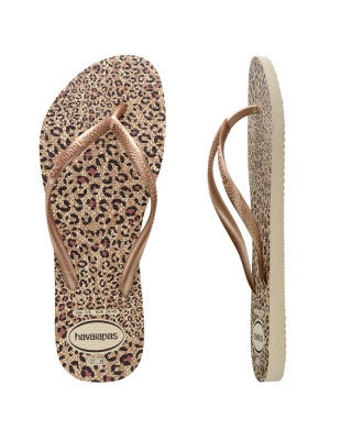 Slim Animals Beige/ Ocher Metallic