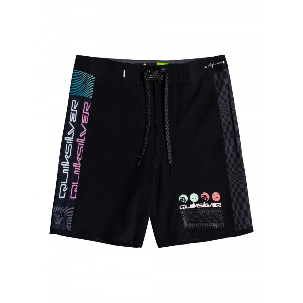 Boys Highline Arch Rave Wave Boardshorts