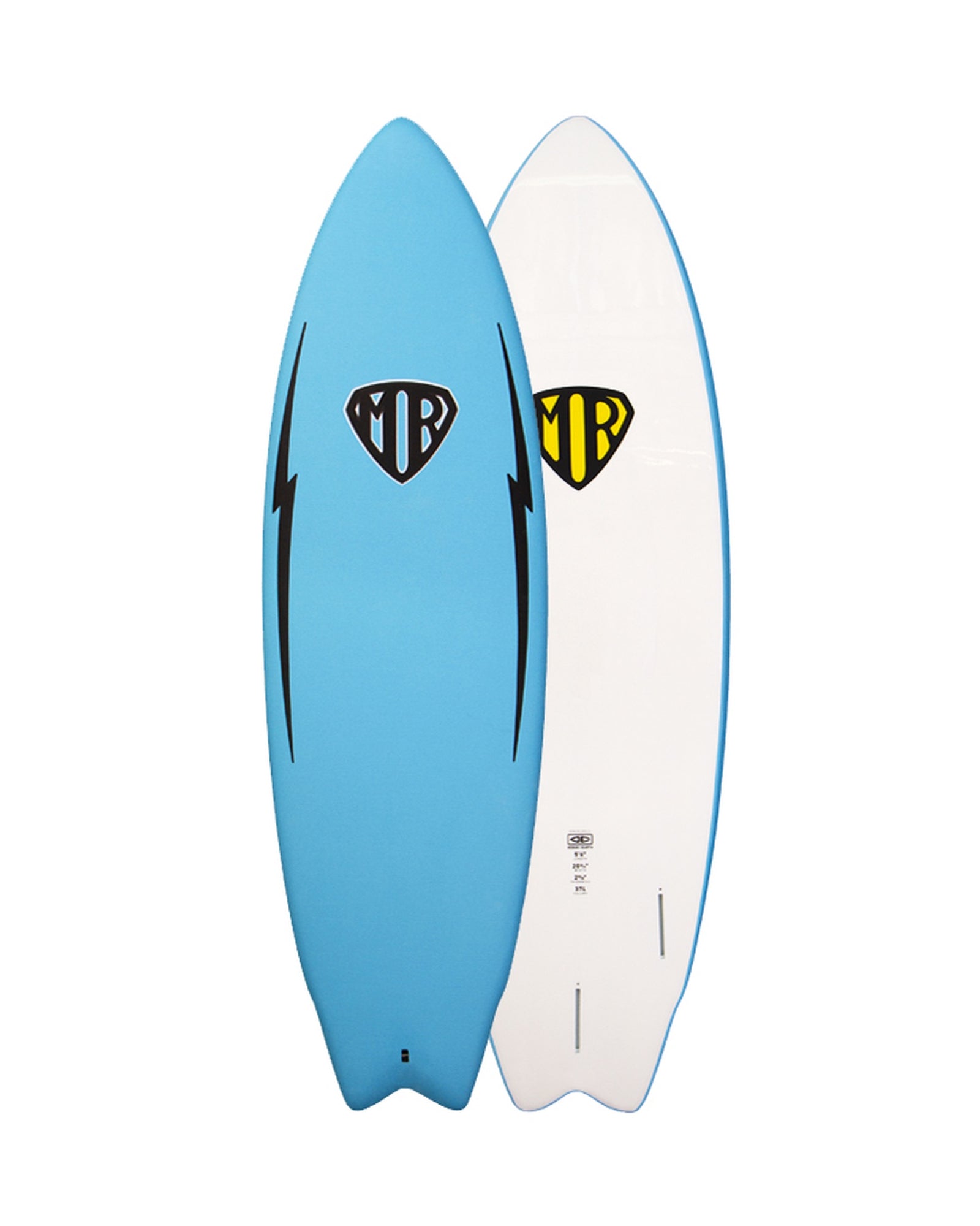 MR Epoxy Twin Fin Softboard