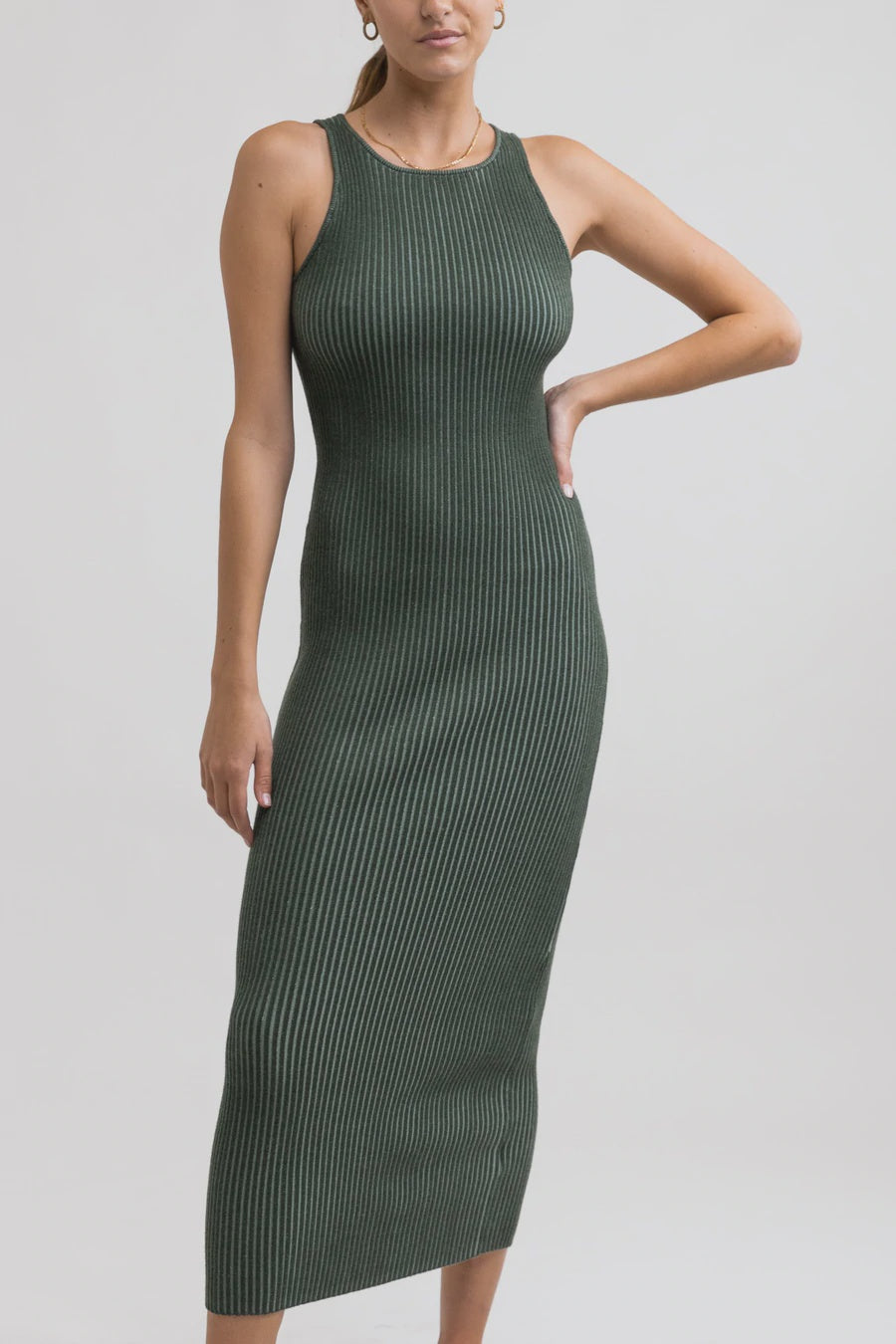 Olina Knit Midi Dress