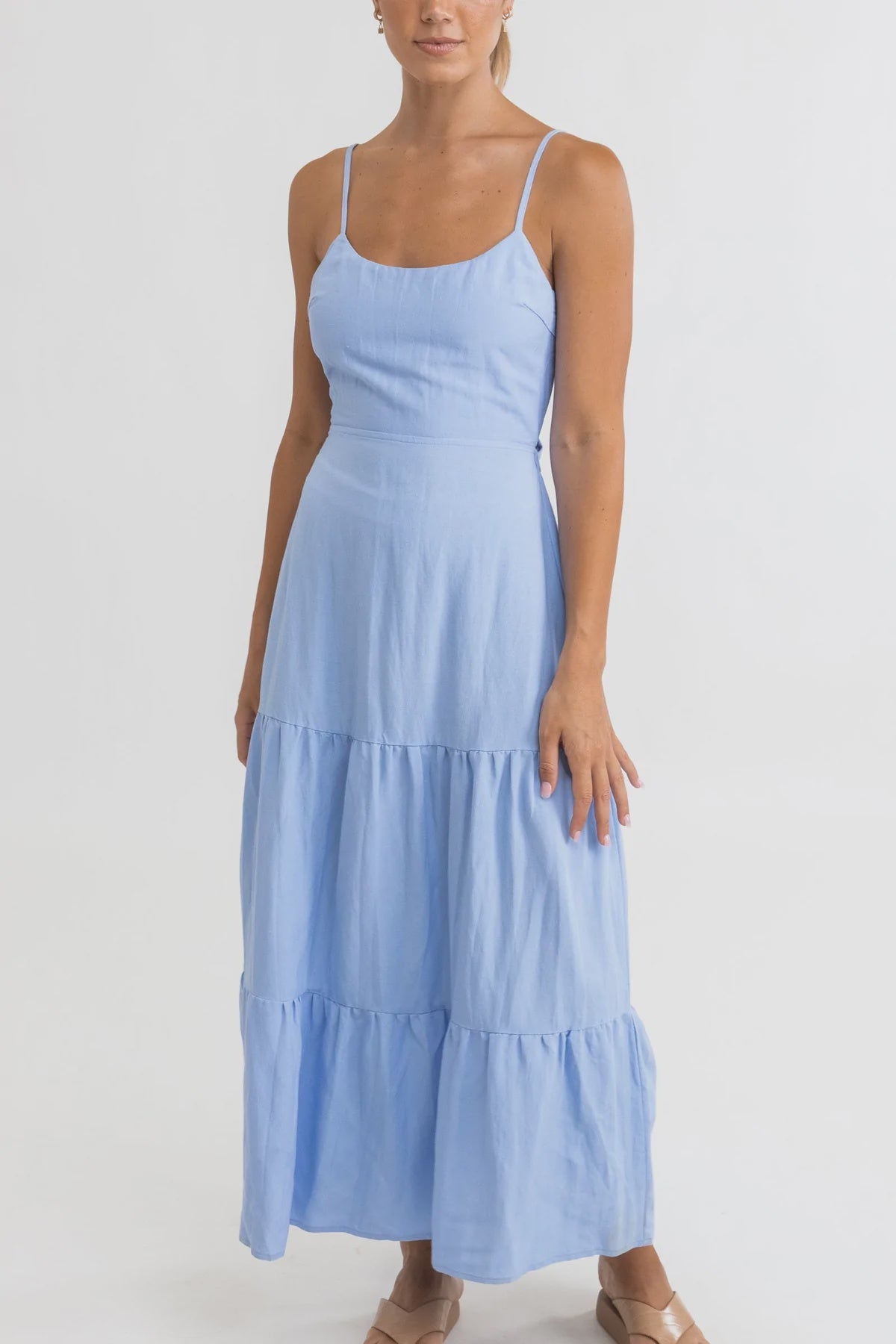 Meadow Tie Back Midi Dress