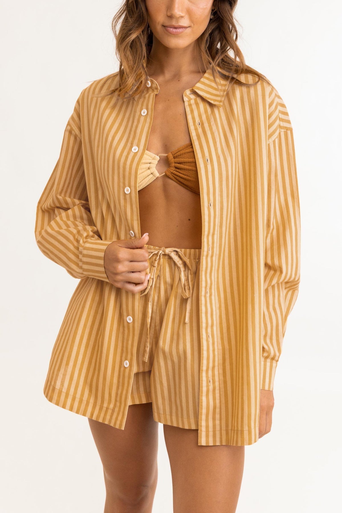 Oasis Stripe Oversized Shirt