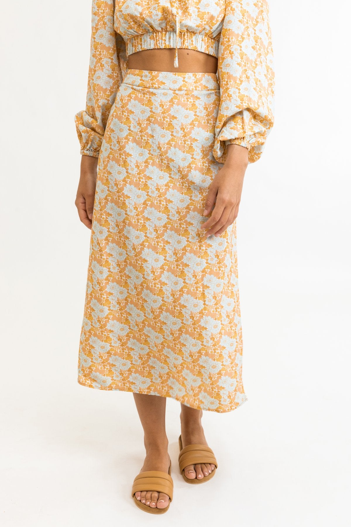 Goldie Floral Midi Skirt