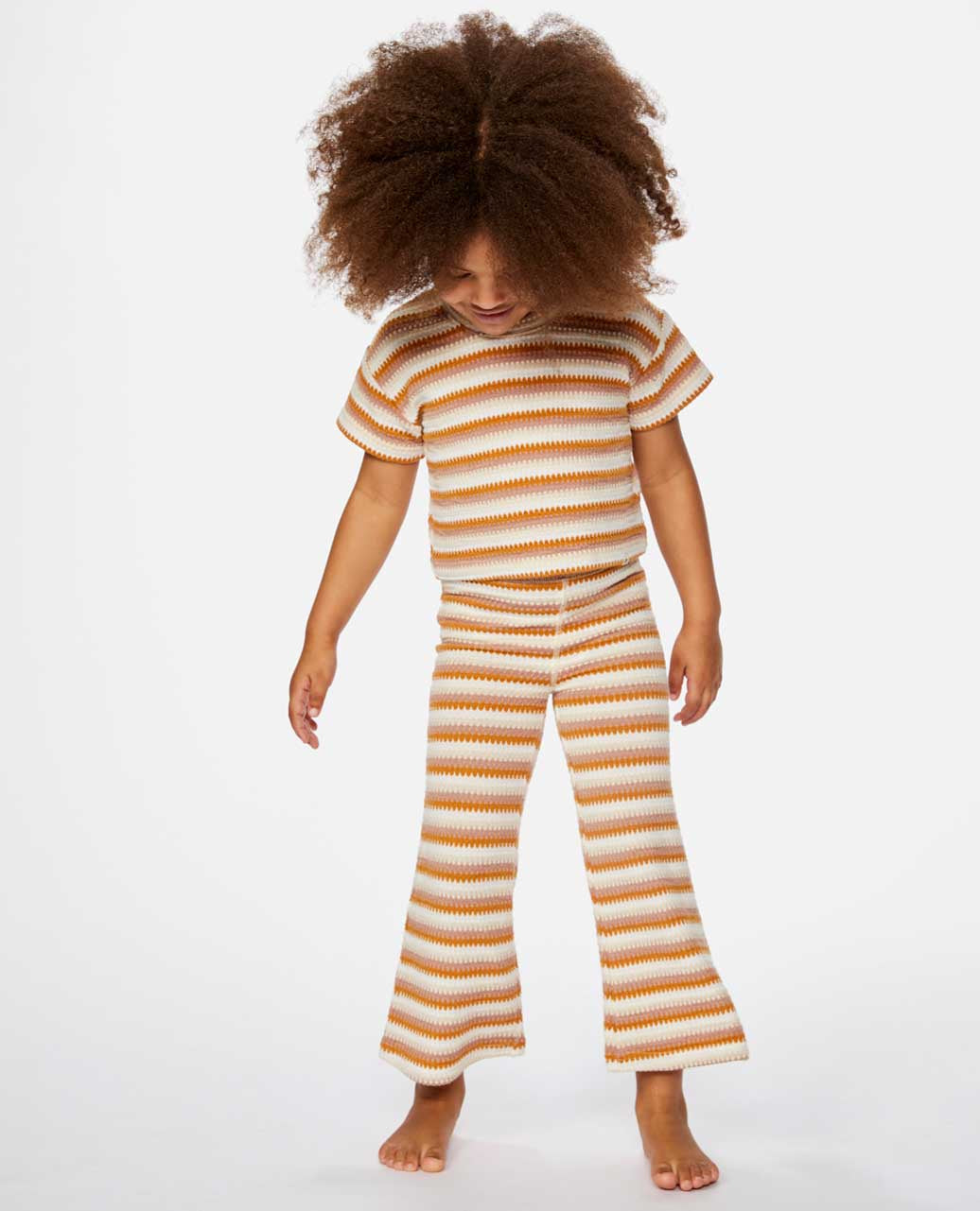 Bobbi Stripe Bell Pant - Girl