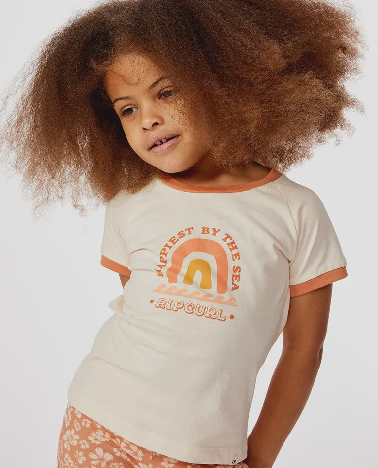 By The Sea Ringer Tee - Girls (0 - 7 years)
