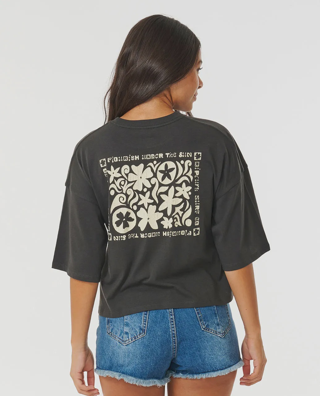 Flourish Heritage Crop Tee
