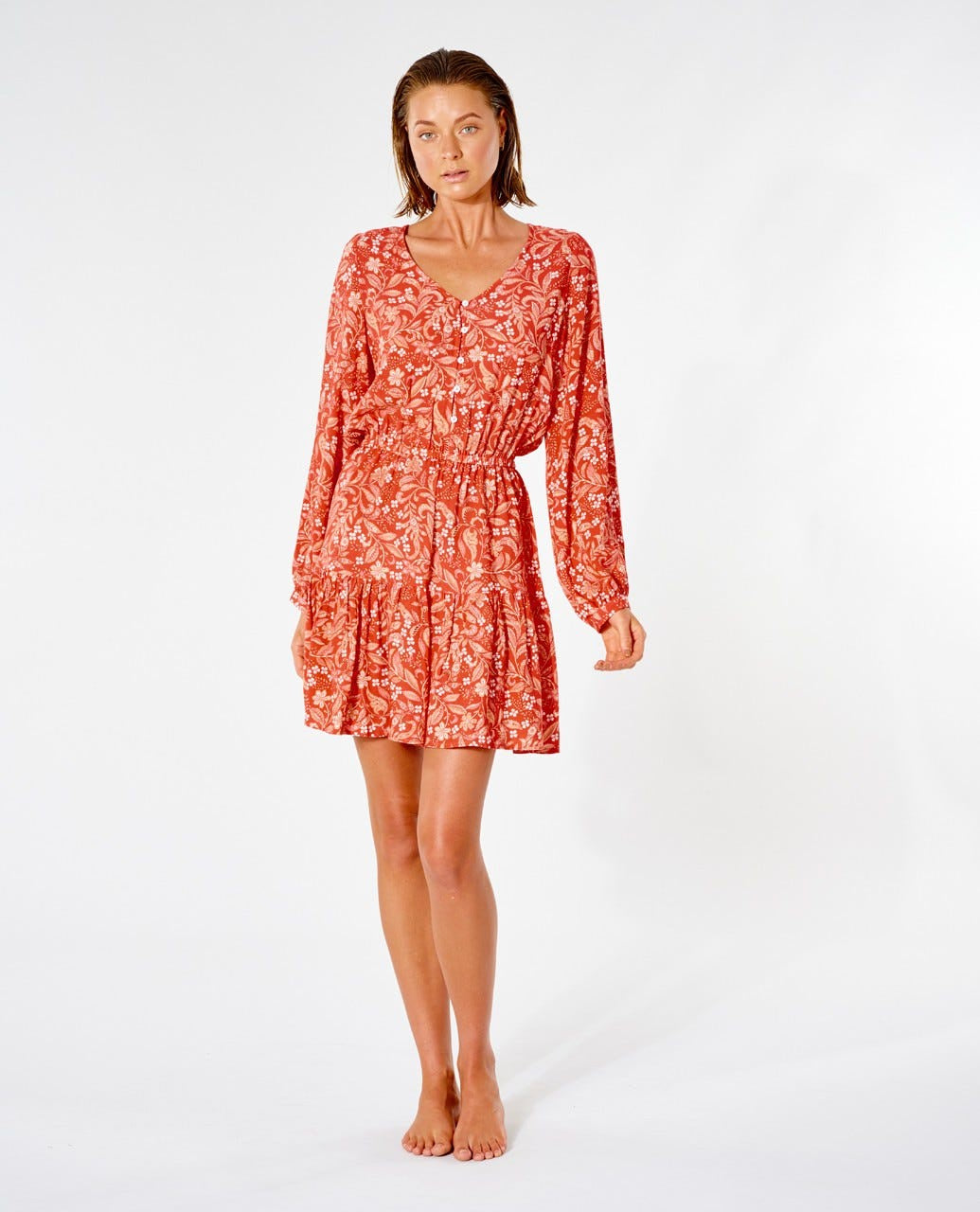 Lunar Tides Long Sleeve Dress