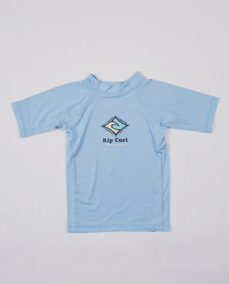 Micro Waves Short Sleeve UV Rashguard - Boys (1-8 Years)