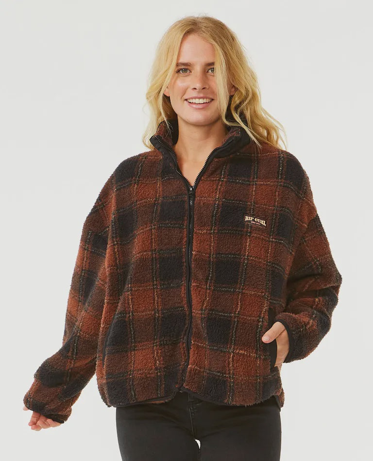 Sea Of Dreams Check Fleece