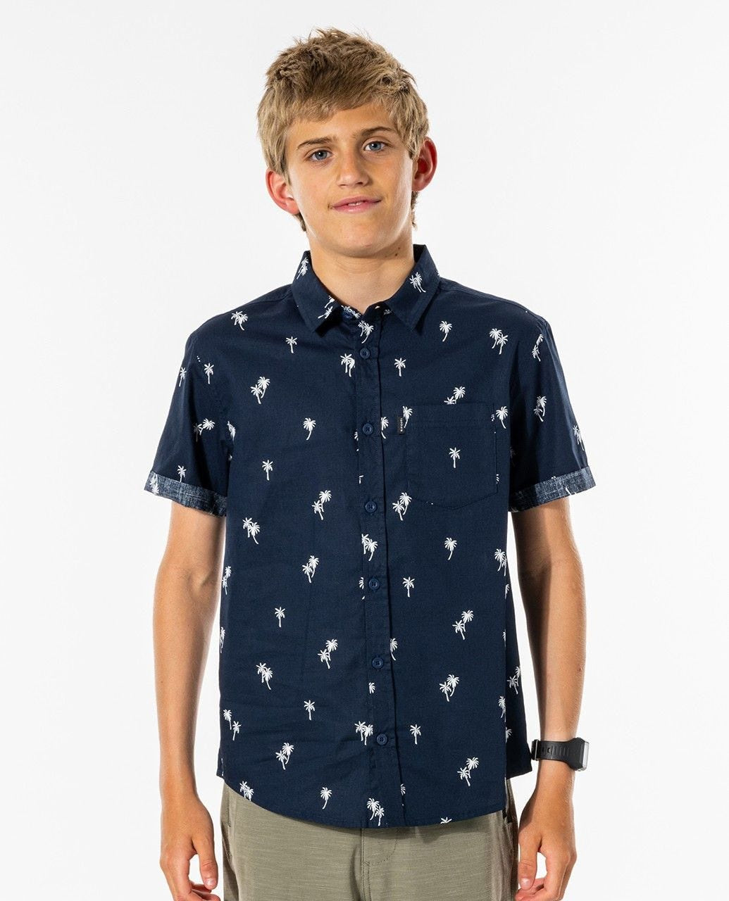 Paradise Palms Short Sleeve Shirt - Boys (8-16 years)