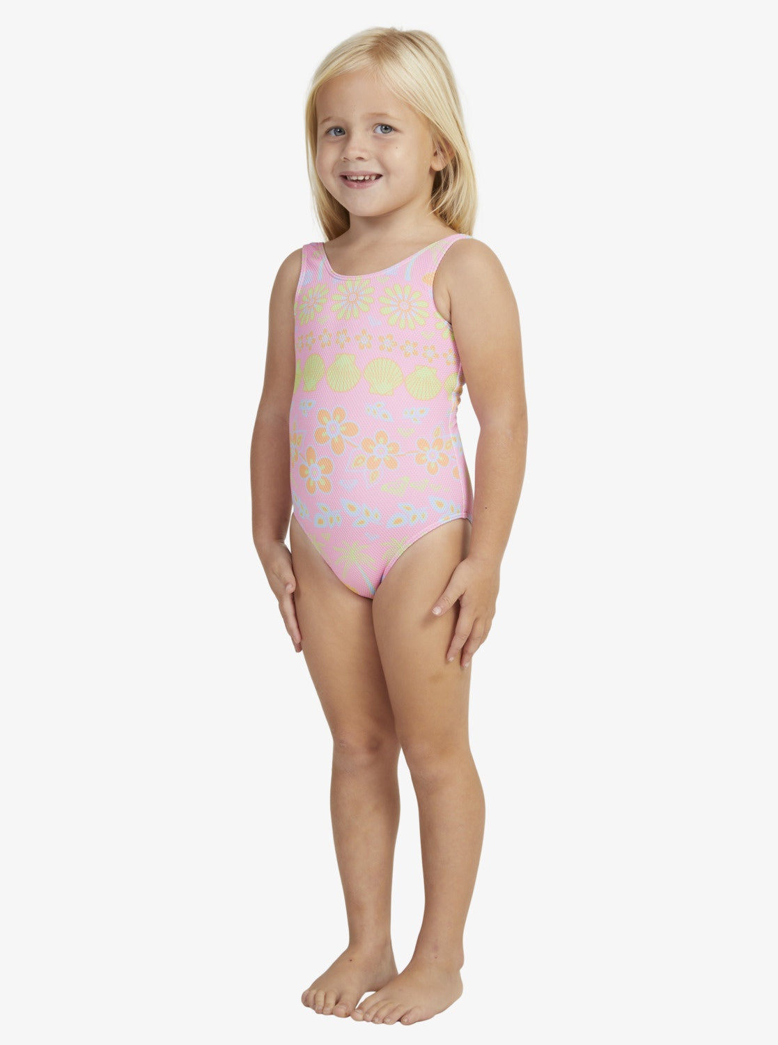 Girls 2-7 Beach Day Together One-Piece Swimsuit