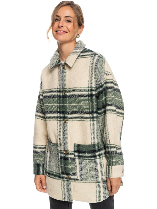 Womens Check It Out Shirt Jacket